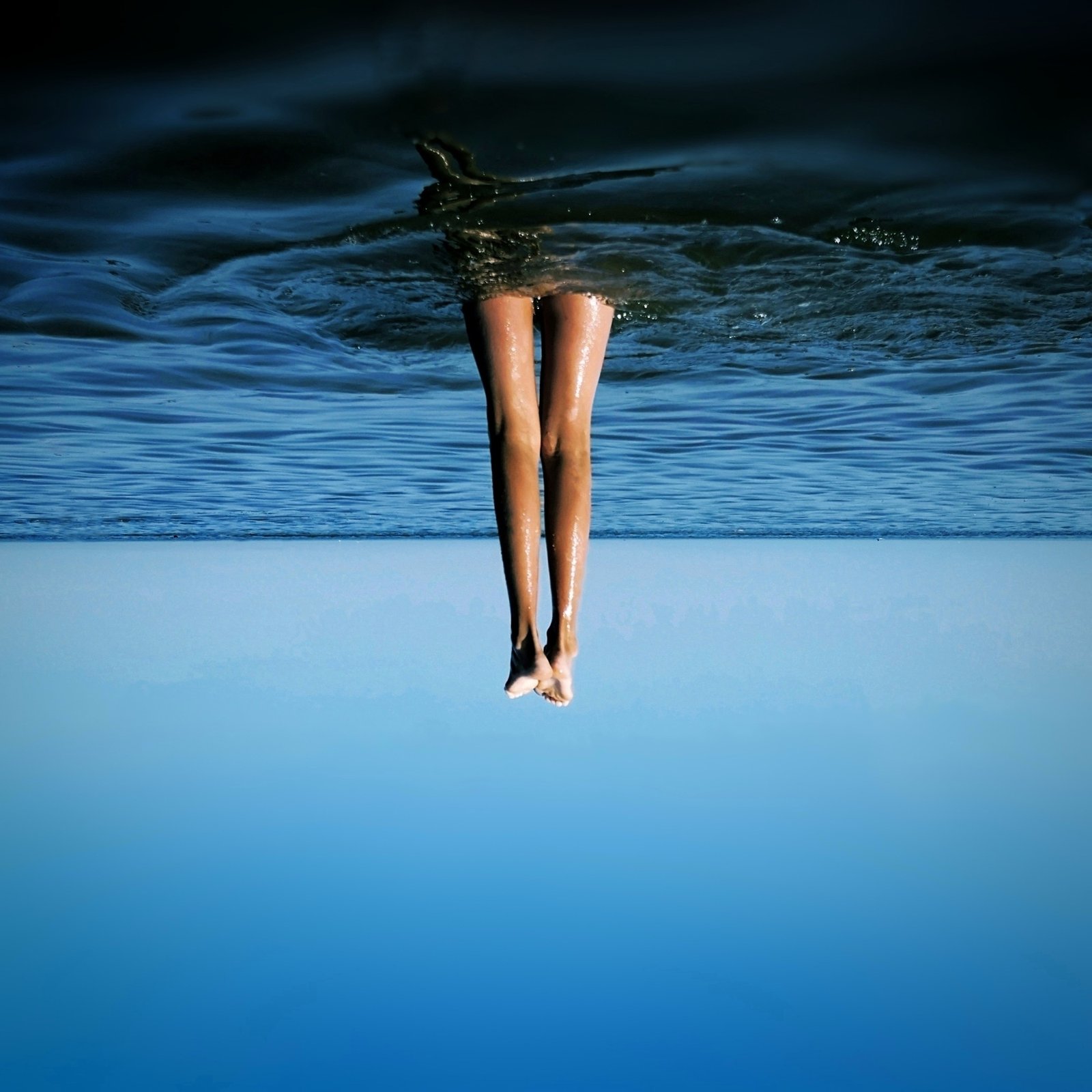 Flip water and sky